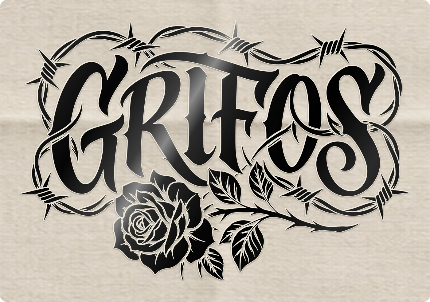 GRIFOS logo, look B