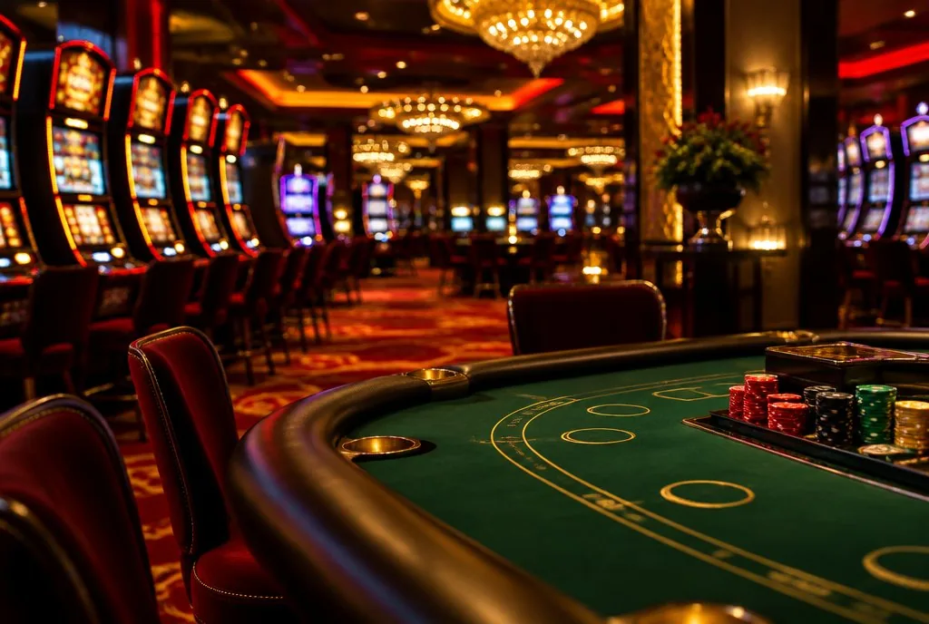 A casino floor