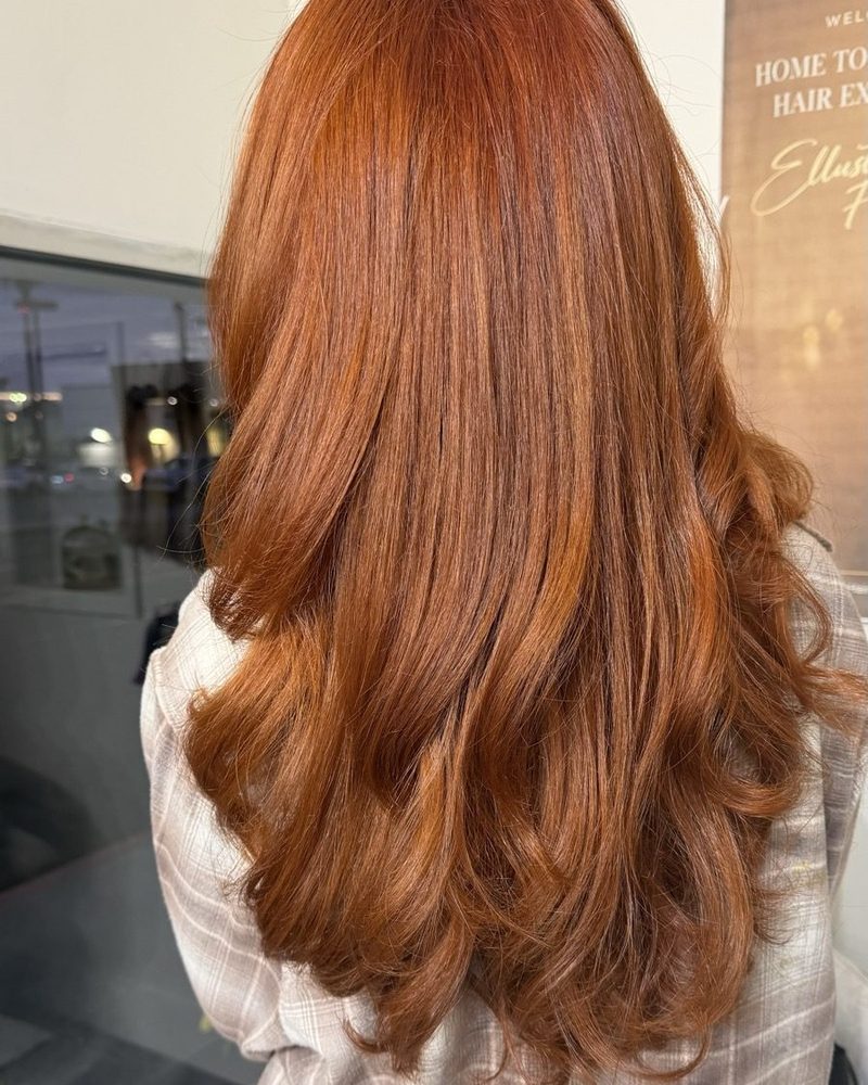 Copper, rich and glossy